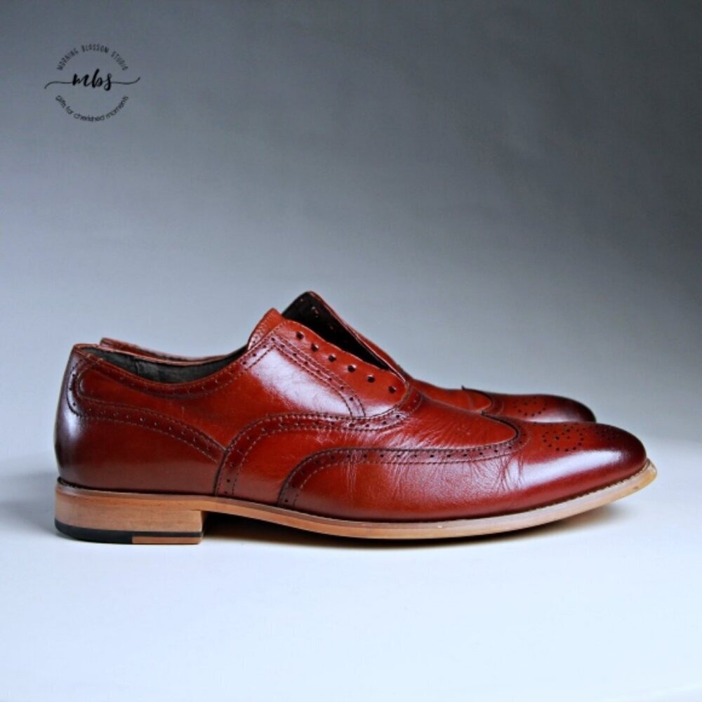 Stacy Adams Dunbar Wingtip Oxfords Brown Men 11‎